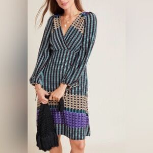 Women’s Maeve Anthropologie Gianna Tunic Dress Print Pockets. Size‎ 0.